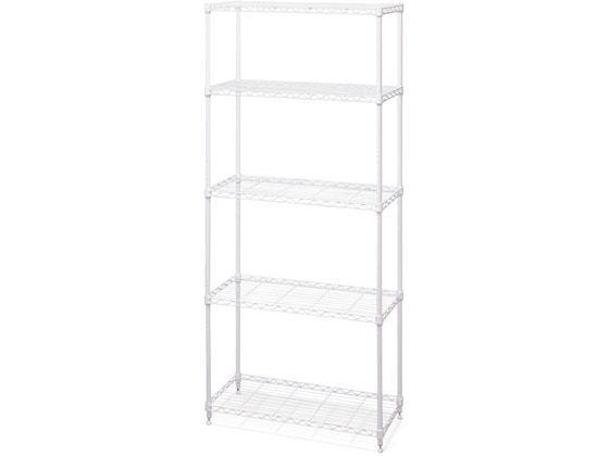 アイリスオーヤマ Iris Ohyama カラーメタルラック ハイタイプ 5段 H1800 ホワイト