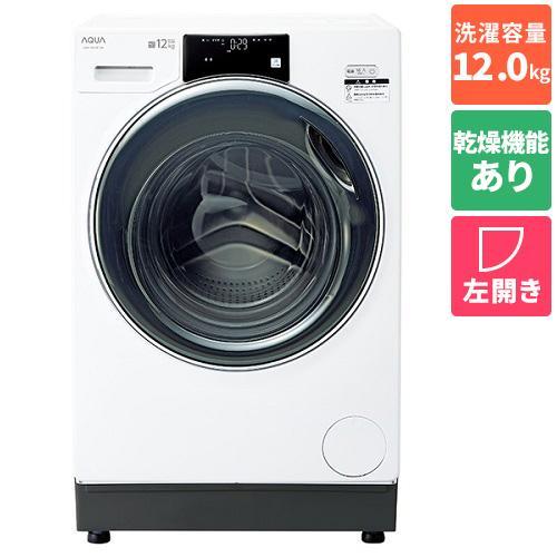 AQW-SD12PL-W ホワイト ドラム式洗濯乾燥機 左開き 洗濯12kg/乾燥6kg