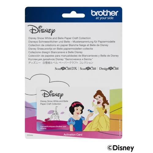 ブラザー brother スキャンカット用パターン集  白雪姫とベル ペーパークラフトコレクション