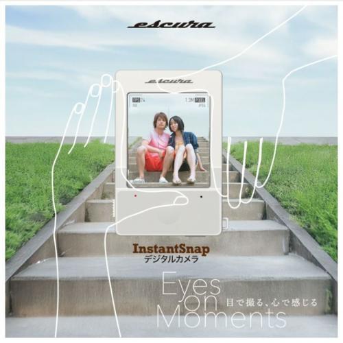 Escura エスクーラ SN25WH InstantSnap デジタルカメラ 素通しのファインダーで世界を切り取る 新感覚のデジタルカメラ