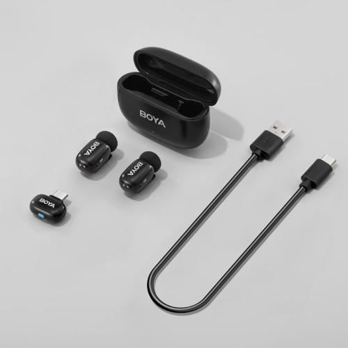 BOYA ボーヤ BOYA mini14（ブラック） コンパクトワイヤレスマイク USB Type-C対応