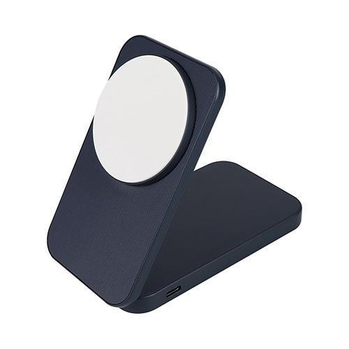 オウルテック OWLTECH OWL-LPB5020MG-NV（ネイビー） 5000mAh USB Type-C入出力 マグネット式ワイヤレス充電対応 モバイルバッテリー PSE適合