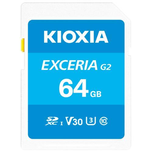 キオクシア KIOXIA EXCERIA G2 KSDU-B064G SDXC UHS-I メモリカード 64GB