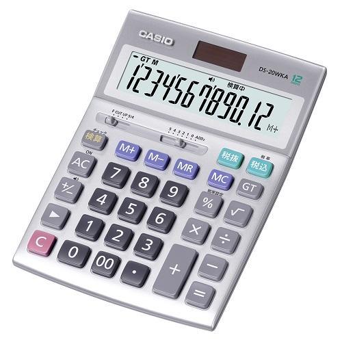 CASIO カシオ DS-20WKA-N デスクタイプ 実務電卓 12桁