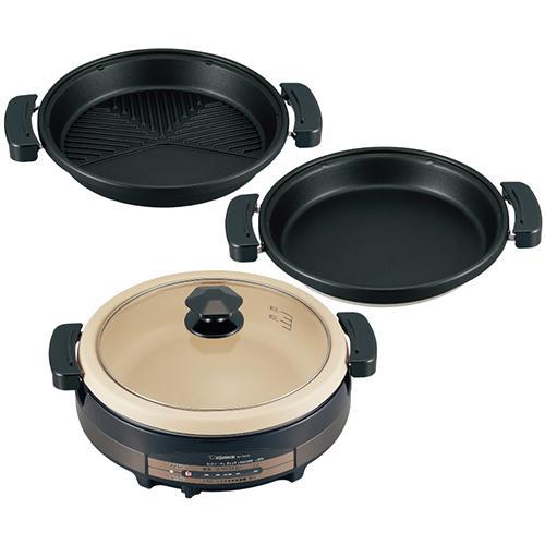 象印 ZOJIRUSHI EP-RW30-TA（ブラウン） グリルなべ あじまる 3枚プレート 満水容量5.3L 1350W