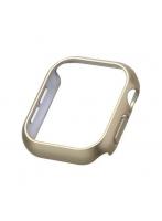 エレコム ELECOM AW-24BBPPMGD（ゴールド） アップルウォッチ カバー Series 10 （42mm） バンパー ハード 側面保護 メタリック