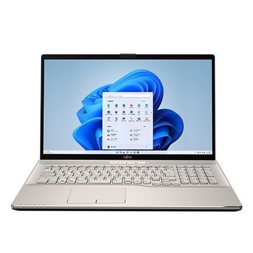 富士通 FUJITSU FMVLIFEBOOK NH90/H1 リファビッシュ 17.3型 Core i7/16GB/512GB/Office シャンパンゴールド