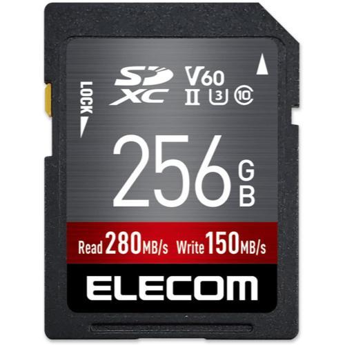 エレコム ELECOM MF-FS256GU23V6R UHS-II SDXCメモリカード 256GB