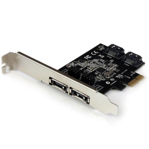 StarTech スターテック PEXESAT322I eSATA 2ポート/SATA 2ポート増設PCIe カード