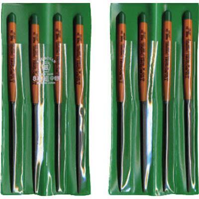 ツボサン SA008-02 組ヤスリ 8本組 三角 中目