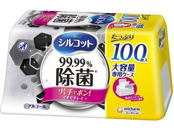 ユニ・チャーム unicharm シルコット99.99％除菌WET 本体 大容量100枚