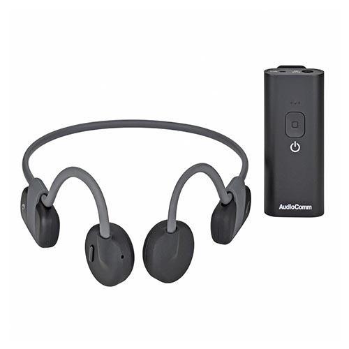 オーム電機 OHM HP-BC500N AudioComm 骨伝導イヤホン＋集音器セット