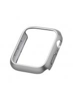 エレコム ELECOM AW-23DBPPMSV（シルバー） アップルウォッチ カバー SE（第2世代/第1世代）/Series6/5/4 （44mm） バンパー ハード 側面保護 メタリック