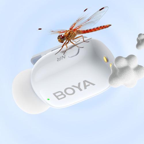 BOYA ボーヤ BOYA mini13（ホワイト） コンパクトワイヤレスマイク USB Type-C、Lightningコネクタ対応