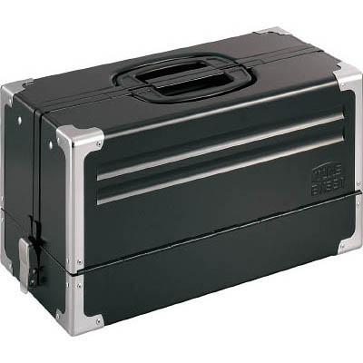 TONE トネ BX331BK ツールケース（メタル） V形3段式 マットブラック