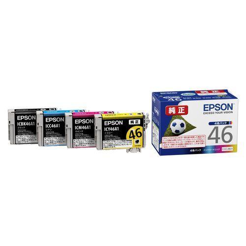 エプソン EPSON IC4CL46A1（サッカーボール） 純正 インクカートリッジ 4色パック