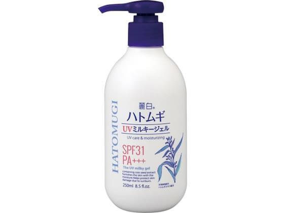 熊野油脂 麗白 ハトムギ UV ミルキージェル 250ml