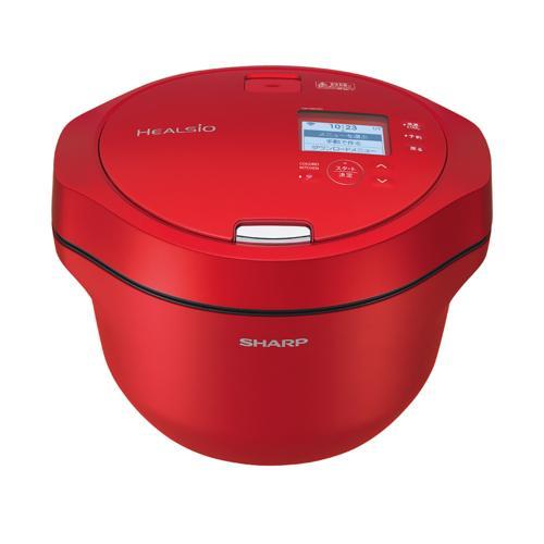 シャープ SHARP KN-HW24G-R（レッド） 水なし自動調理鍋 ヘルシオホットクック 2.4L 32,175円