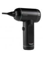 エレコム ELECOM AD-ALC01BK（ブラック） エアダスター 電動 USB充電式 2WAY（吸引/噴射） 強力ブロワー 3段階風量調整 ノズル・ブラシ付属 ライト搭載