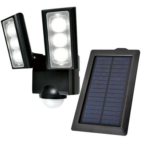 エルパ ELPA ESL-312SL LEDセンサーライト 2灯 ソーラー発電式