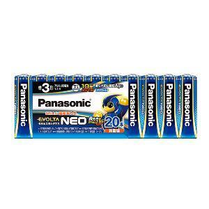 パナソニック Panasonic LR6NJ/20SW 乾電池エボルタネオ単3形20本パック