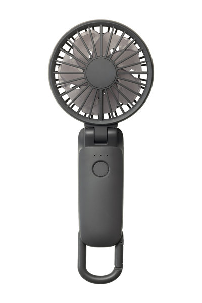 RHYTHM 9ZF040RH82（ダークグレー） Silky Wind Mobile 3.2 ハンディファン