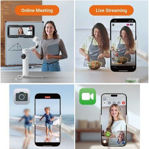 Insta360 Insta360 Flow2 Pro（ストーン・グレー）  スマートフォン用AIジンバル 通常版 Apple DockKit対応CINSABQB-FLOW203
