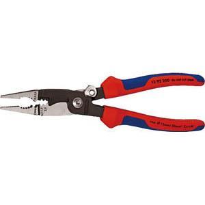 クニペックス KNIPEX 1392-200 エレクトロプライヤー ロック付 200mm