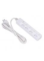 ナカバヤシ TAP-047-20W（ホワイト） 安全機能満載スイッチ付OAタップ/4個口/2m