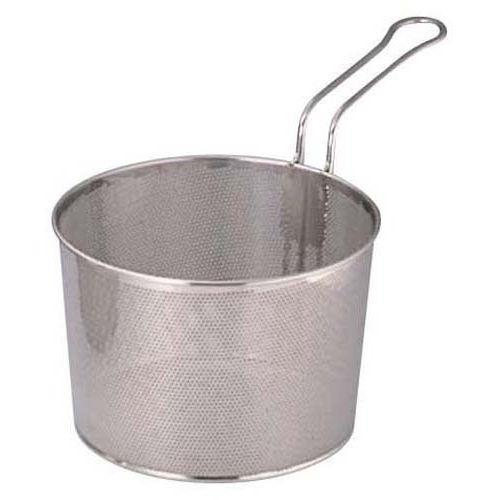 三宝産業 パンチングボイルバスケット 片手ハンドル 21cm