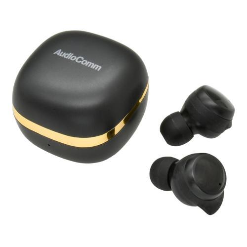 オーム電機 OHM HP-W430N-K（ブラック） AudioComm 完全ワイヤレスイヤホン 03-2888