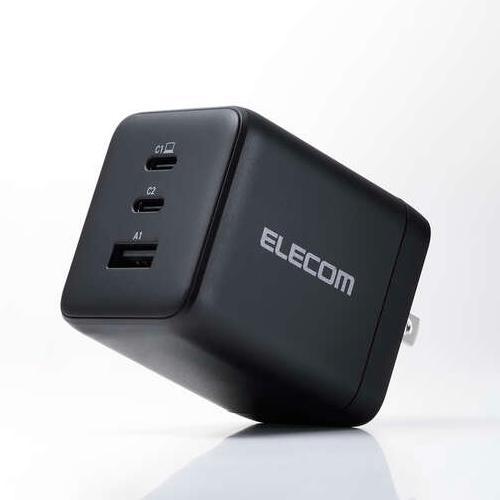 エレコム ELECOM ACDC-PD104100-BK（ブラック） 充電器 PD 100W PPS対応 USB-C USB-A GaN II採用 MacBook スマホ対応 タブレット対応