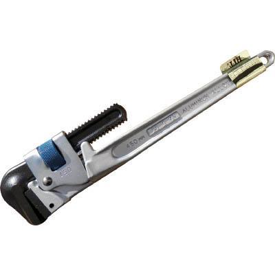 ヒット商事 HIT ALP600J ブルーアルミパイプレンチ 白管 被覆管 兼用 600mm