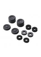 エレコム ELECOM GM-NS225STCBK（ブラック） Nintendo Switch 2 Joy-Con 2 用 スティックカバー ＆ エイムリング 高さ/硬さ調整 滑り止め