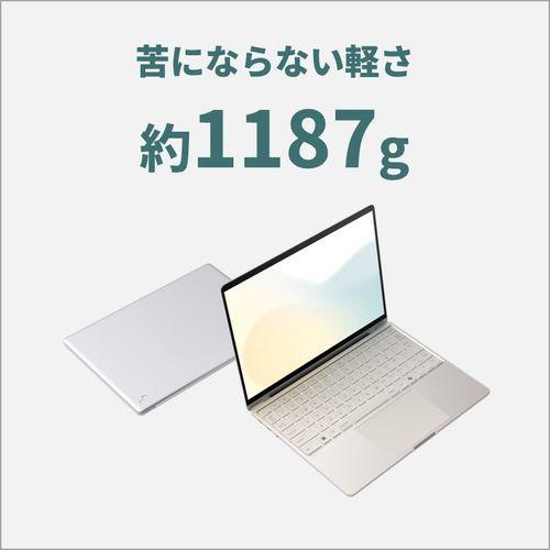 富士通 FUJITSU 【キャッシュバック対象】FMVCZSK1EA FMV Note C 13.3型 Core Ultra 5/16GB/256GB/Office＋365 エクルベージュ  ノートパソコン