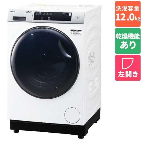 AQW-D12P-L-W（ホワイト） ドラム式洗濯乾燥機 左開き 洗濯12kg/乾燥6kg