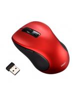 ナカバヤシ MUS-RKF214R（レッド） 無線静音5ボタンBlueLEDマウス