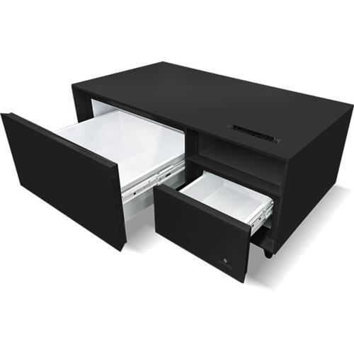 SAPPHIRE サファイア SAPPHIRE by LOOZER SMART TABLE STB80 BLACK 冷蔵庫付きスマートテーブル 2ドア 81L