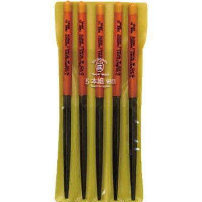 ツボサン SA005-03 組ヤスリ 5本組 三角 細目