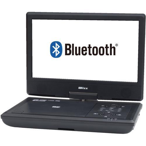 Wizz WPDBT1070（ホワイト） Wizz Bluetooth搭載 ポータブルDVDプレーヤー 10.1インチ
