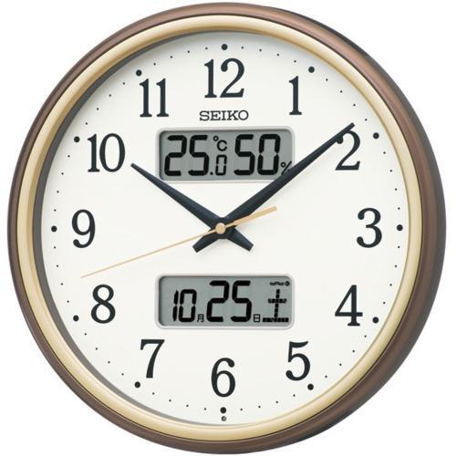 セイコー SEIKO KX275B カレンダー・温度・湿度表示つき電波掛時計 7,378円
