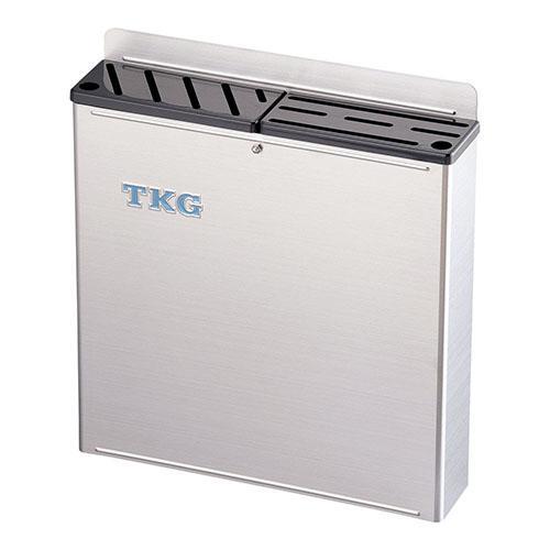 遠藤商事 18-8プラ板付カラーナイフラック 大 ABタイプ 黒 6,849円