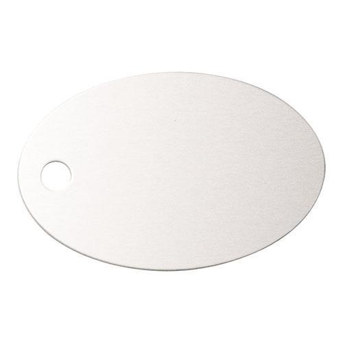 オオイ金属 オオイ金属株式会社 アルマイト ネームプレート 小判型 378-A 100枚入