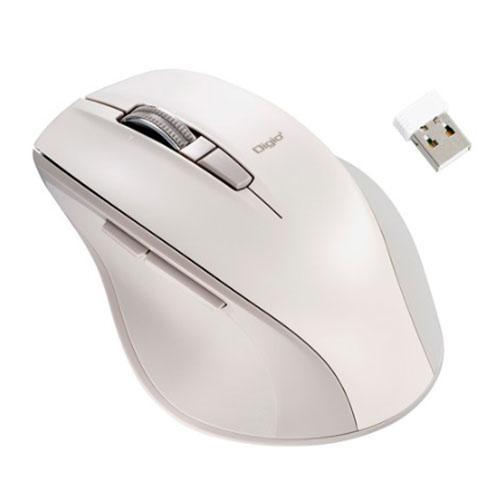 ナカバヤシ MUS-RKF164GY(グレージュ) 高速スクロールホイール搭載 神速シリーズ無線静音5ボタンBlueLEDマウス ナカバヤシ MUS-RKF164GY(グレージュ) 高速スクロールホイール搭載 神速シリーズ無線静音5ボタンBlueLEDマウス