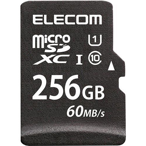 エレコム ELECOM MF-MS256GU11LRA MicroSDXCカード UHS-I U1 60MB/s 256GB