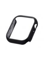 エレコム ELECOM AW-24BBPPMBK（ブラック） アップルウォッチ カバー Series 10 （42mm） バンパー ハード 側面保護 メタリック