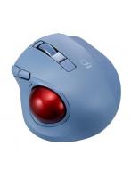 ナカバヤシ MUS-TBLF225BL（ブルー） Qシリーズ 小型Bluetooth静音5ボタンレーザー式親指トラックボール