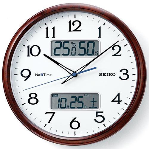 セイコー SEIKO ZS252B ネクスタイムシリーズ 電波掛け時計