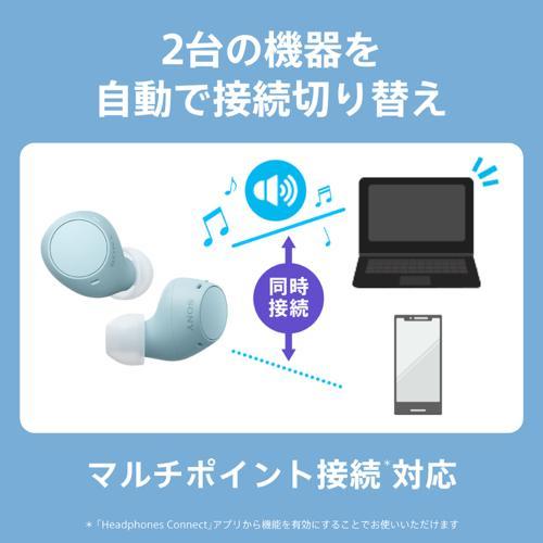 ソニー SONY WF-C510-L(ブルー) 完全ワイヤレスイヤホン Bluetooth5.3 外音取込機能 ソニー SONY WF-C510-L(ブルー) 完全ワイヤレスイヤホン Bluetooth5.3 外音取込機能