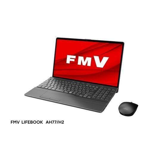 富士通 FUJITSU FMVA77H2B LIFEBOOK AH 15.6型 Core i7/16GB/512GB/Office ブライトブラック